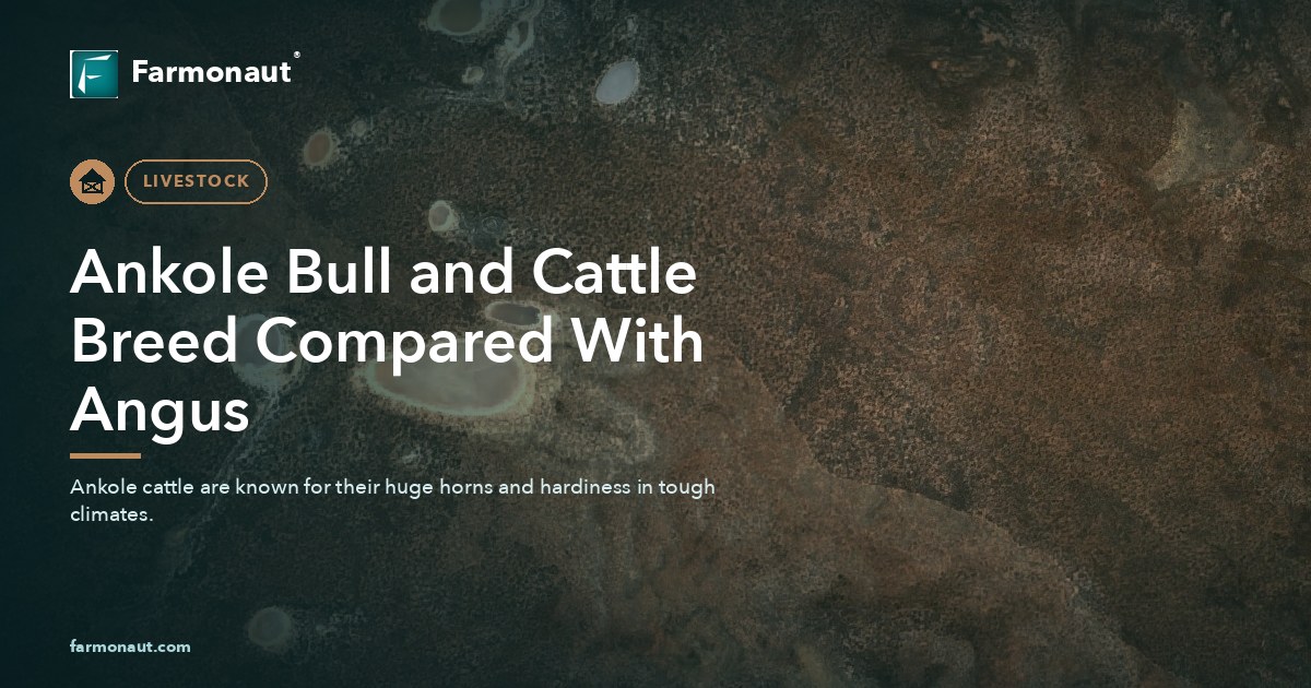 Ankole Bull And Cattle Breed Compared With Angus