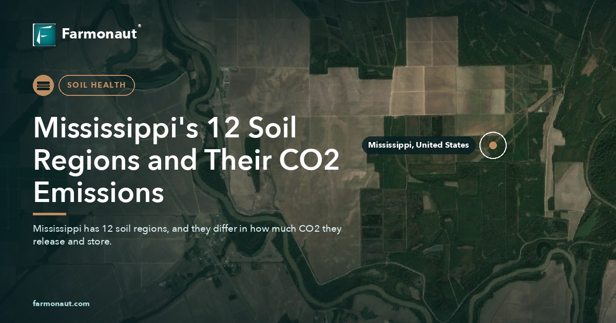 Mississippi'S 12 Soil Regions And Their Co2 Emissions