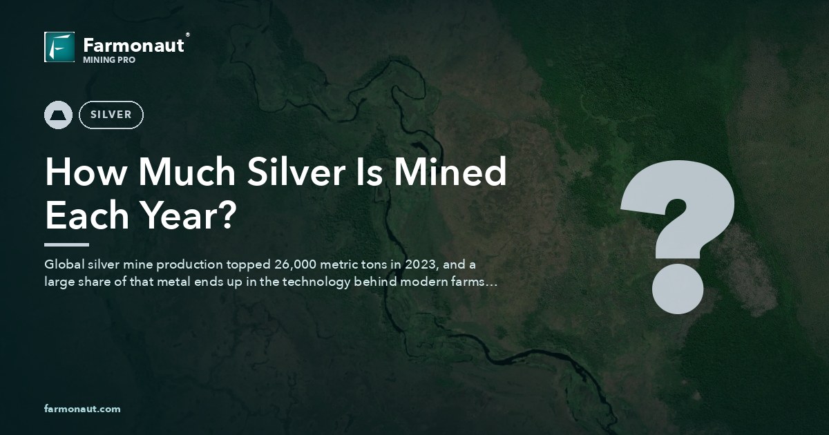 How Much Silver Is Mined Each Year?