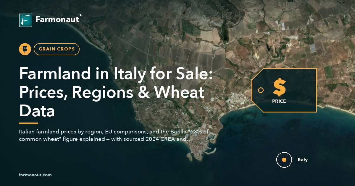 Farmland In Italy For Sale: Prices, Regions &Amp; Wheat Data