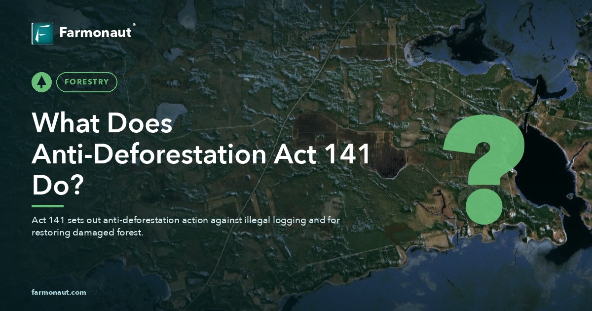 What Does Anti-Deforestation Act 141 Do?