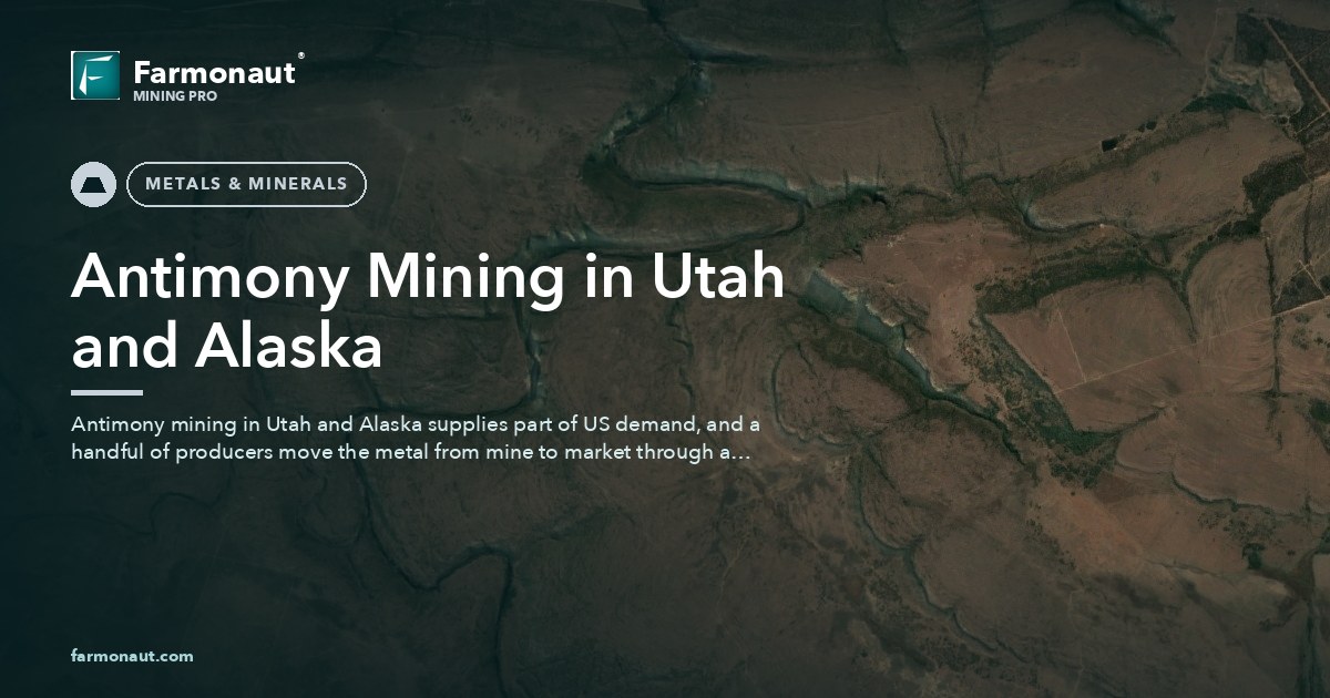 Antimony Mining In Utah And Alaska