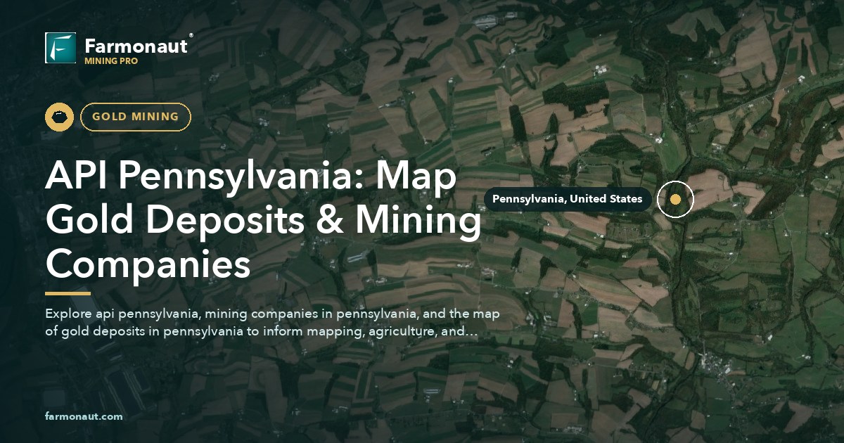 Api Pennsylvania: Map Gold Deposits &Amp; Mining Companies