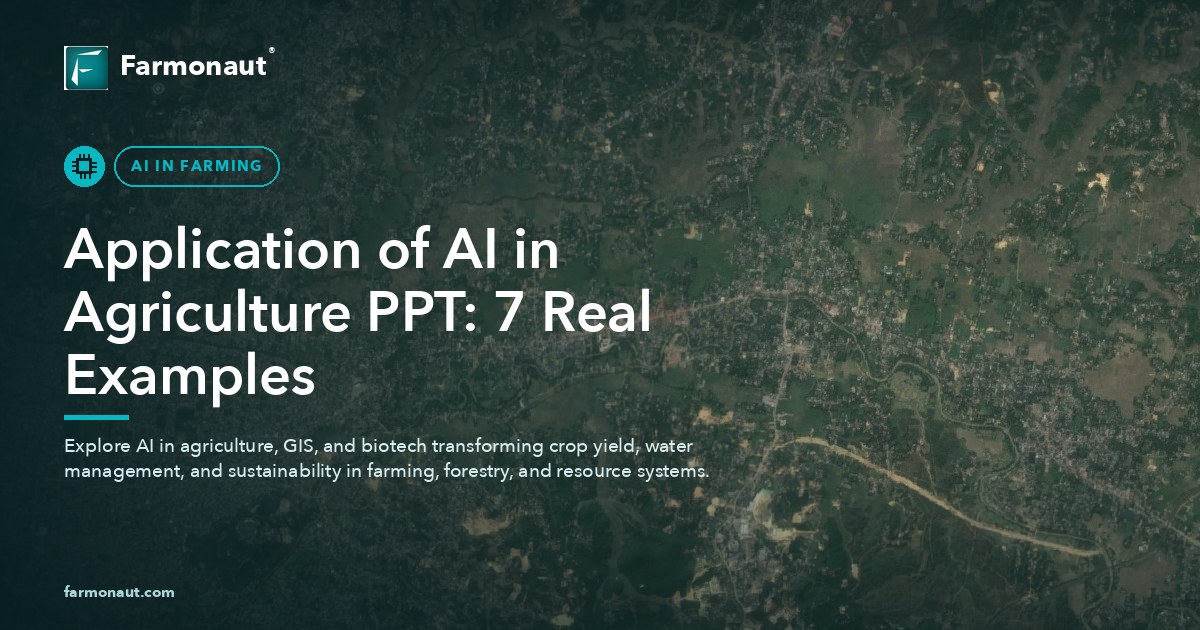 Application Of Ai In Agriculture Ppt: 7 Real Examples