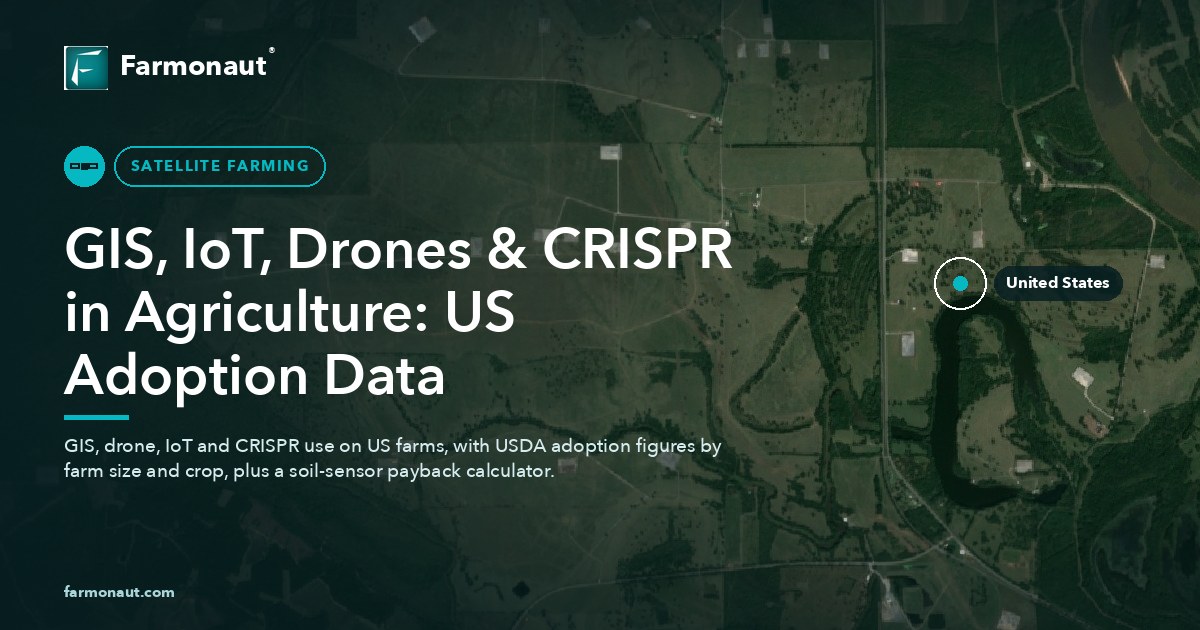 Gis, Iot, Drones &Amp; Crispr In Agriculture: Us Adoption Data