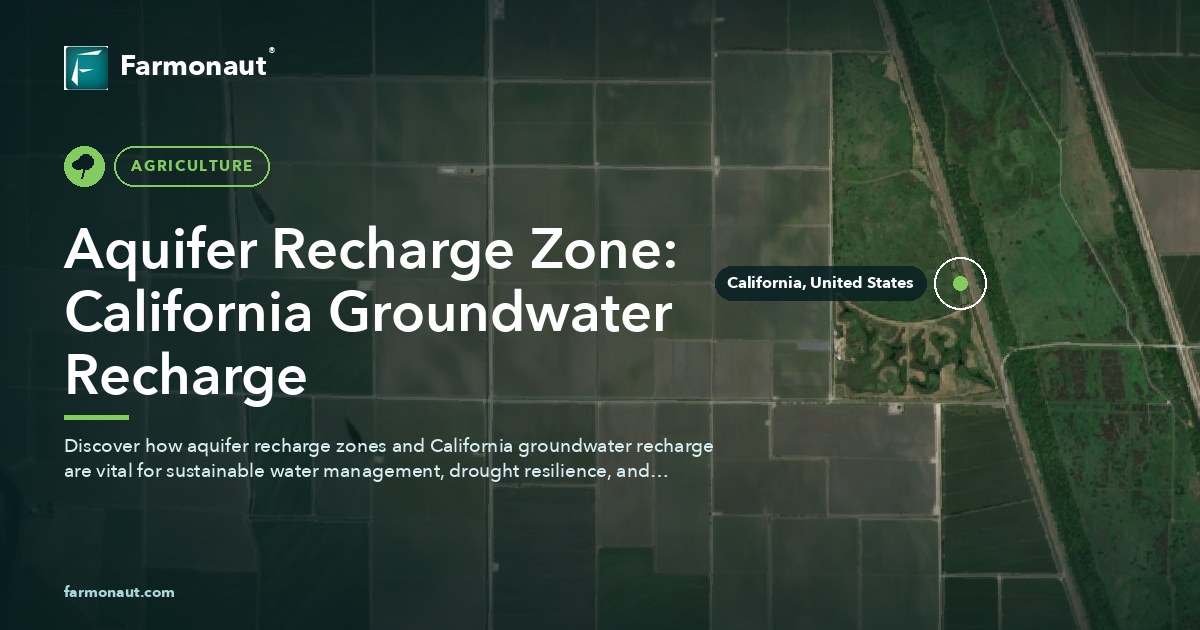 Aquifer Recharge Zone: California Groundwater Recharge