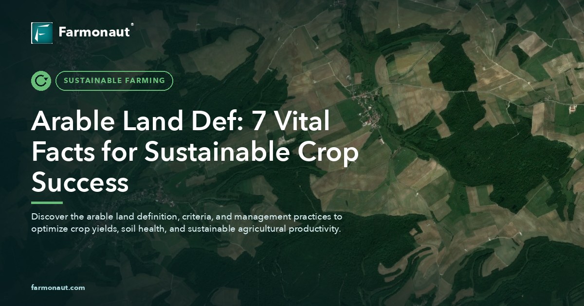 Arable Land Def: 7 Vital Facts For Sustainable Crop Success