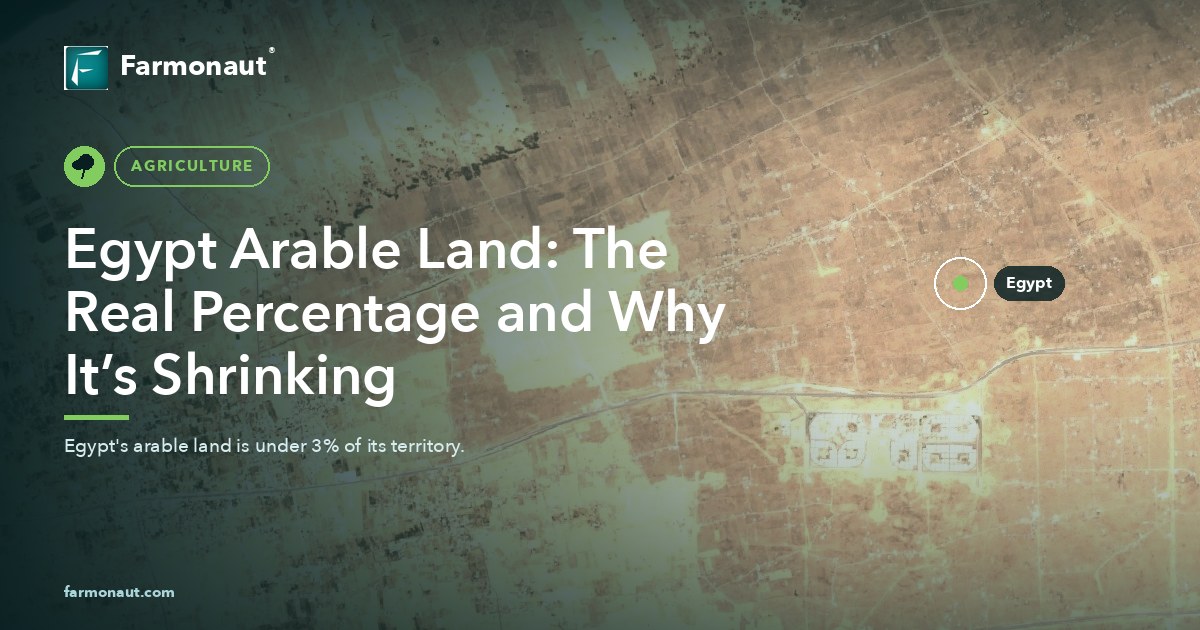 Egypt Arable Land: The Real Percentage And Why It’s Shrinking