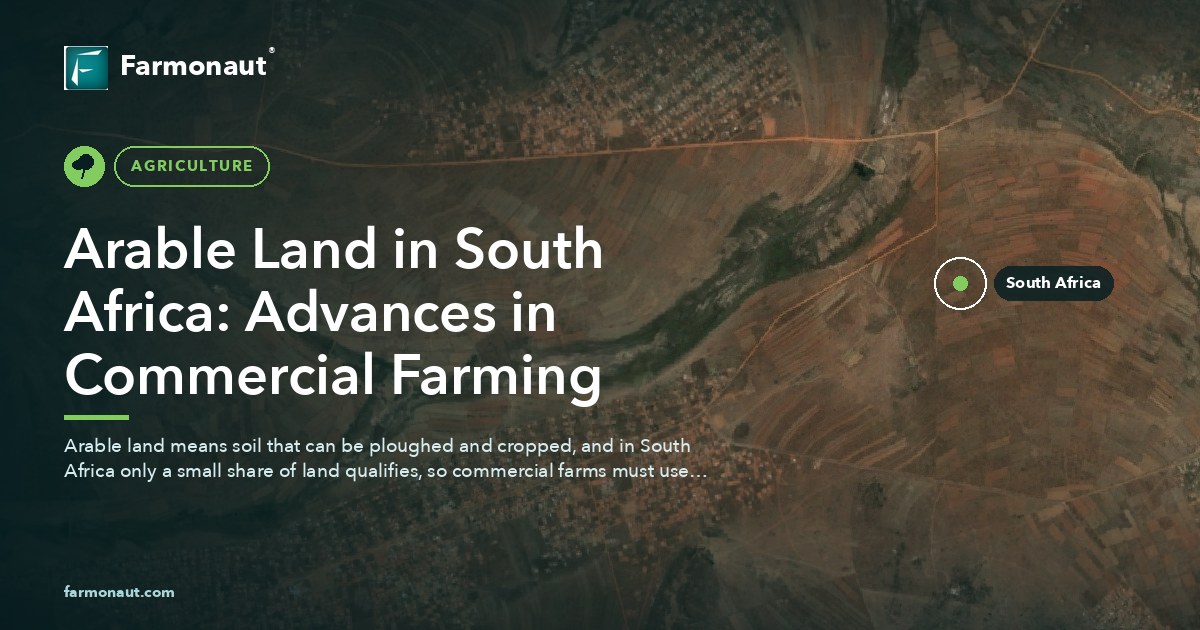 Arable Land In South Africa: Advances In Commercial Farming