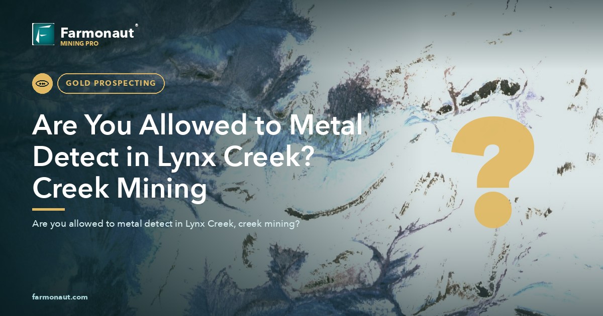 Are You Allowed To Metal Detect In Lynx Creek? Creek Mining