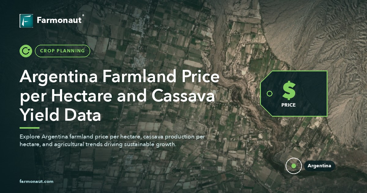 Argentina Farmland Price Per Hectare And Cassava Yield Data