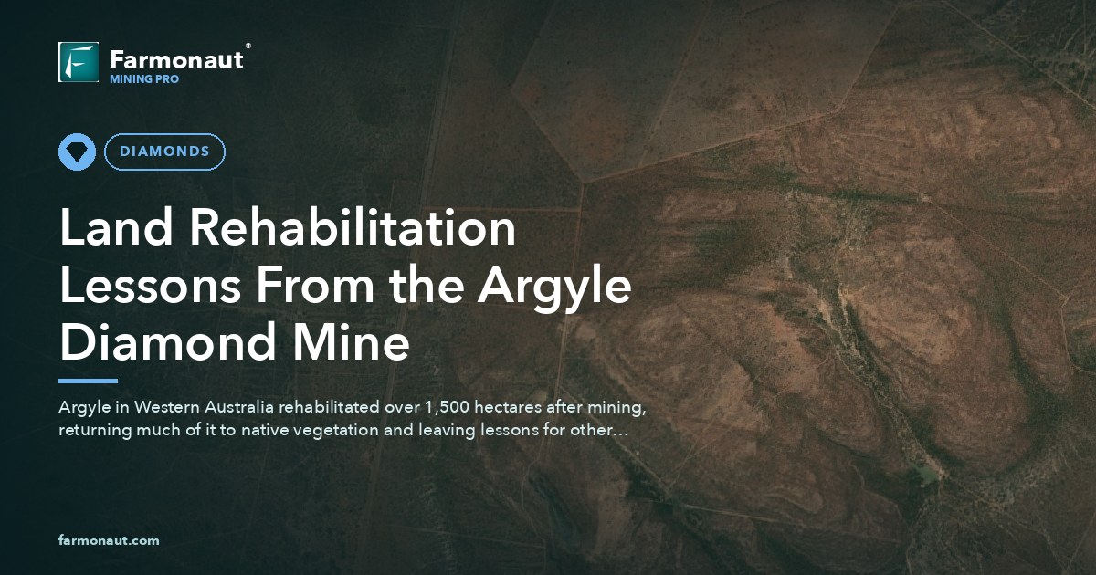 Land Rehabilitation Lessons From The Argyle Diamond Mine