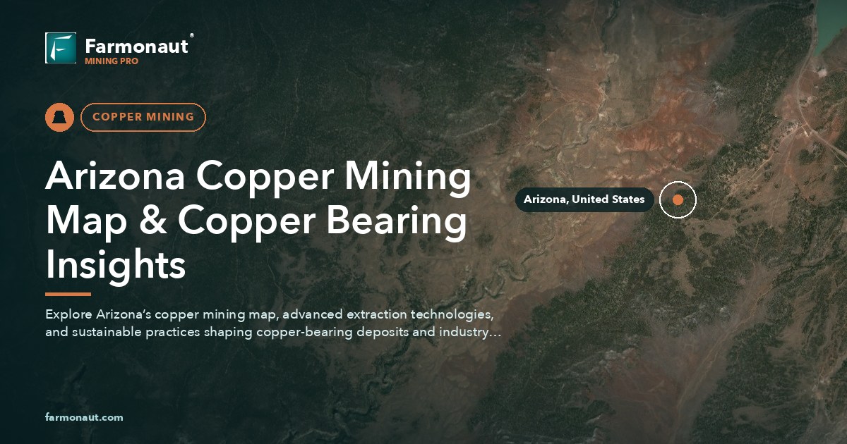 Arizona Copper Mining Map &Amp; Copper Bearing Insights