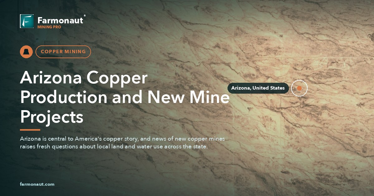 Arizona Copper Production And New Mine Projects