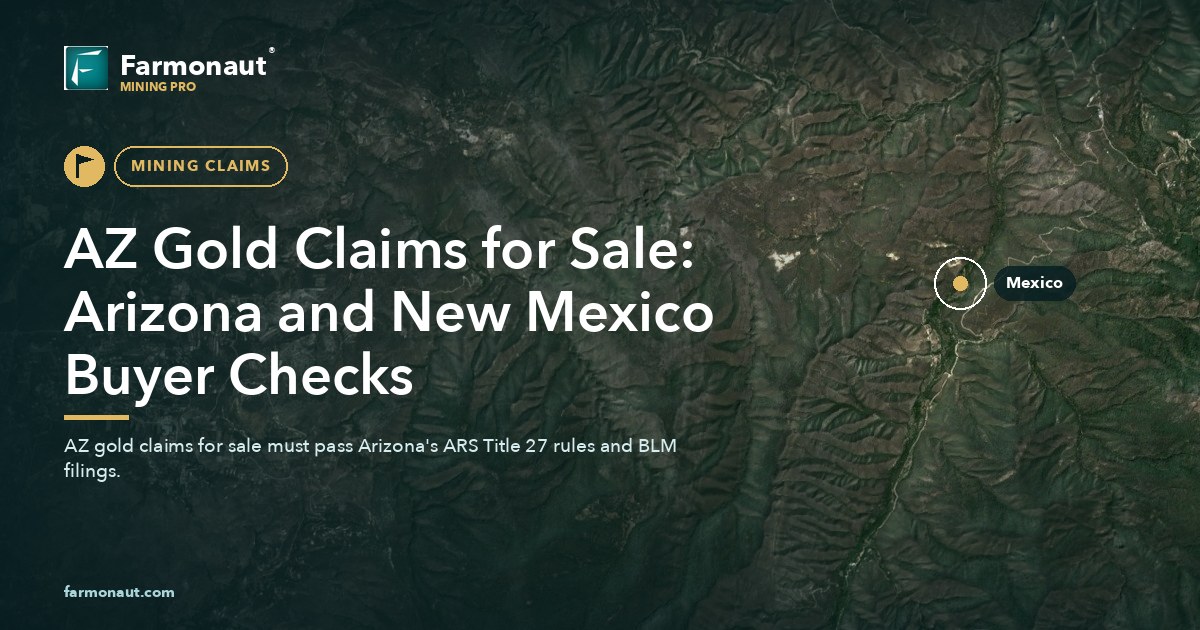 Az Gold Claims For Sale: Arizona And New Mexico Buyer Checks