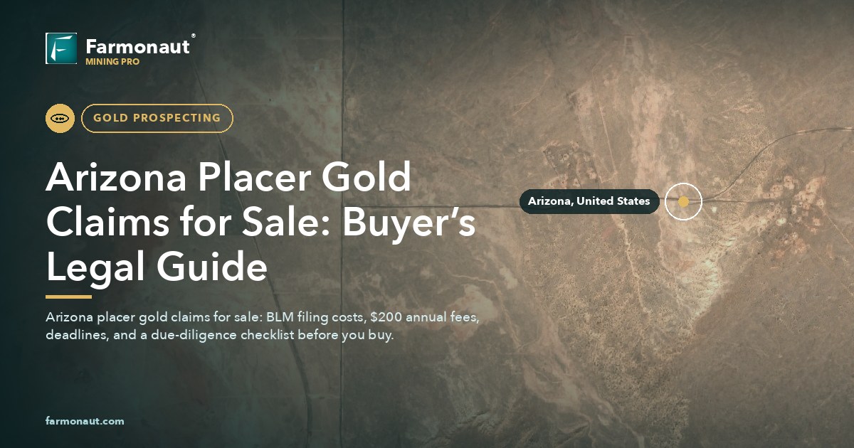 Arizona Placer Gold Claims For Sale: Buyer’s Legal Guide