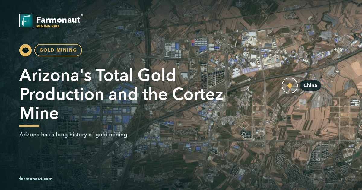 Arizona Total Gold Production Ounces, Cortez &Amp; China Gold 21 Arizona'S Total Gold Production And The Cortez Mine