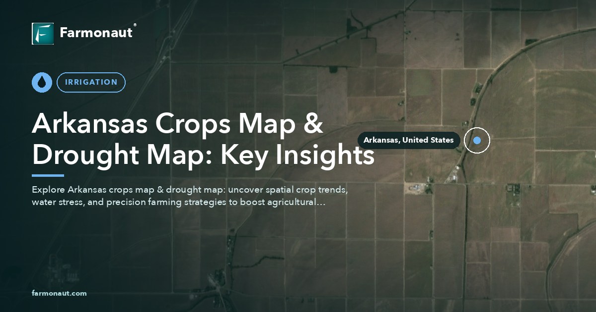 Arkansas Crops Map &Amp; Drought Map: Key Insights