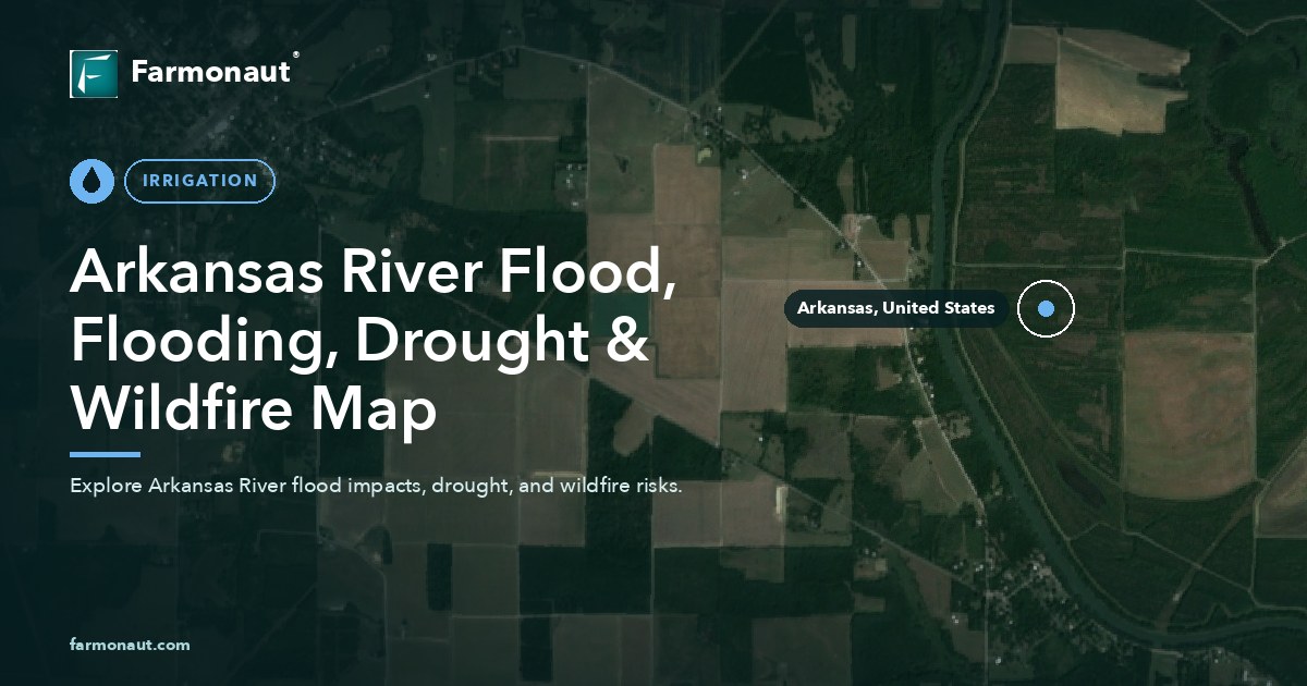 Arkansas River Flood, Flooding, Drought &Amp; Wildfire Map