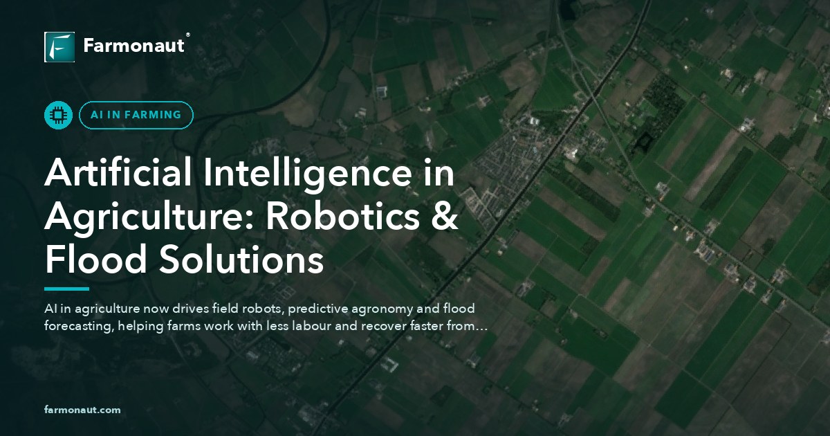 Artificial Intelligence In Agriculture: Robotics &Amp; Flood Solutions