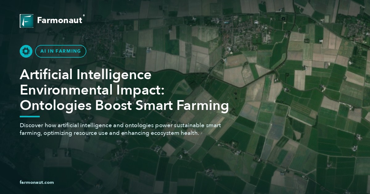 Artificial Intelligence Environmental Impact: Ontologies Boost Smart Farming