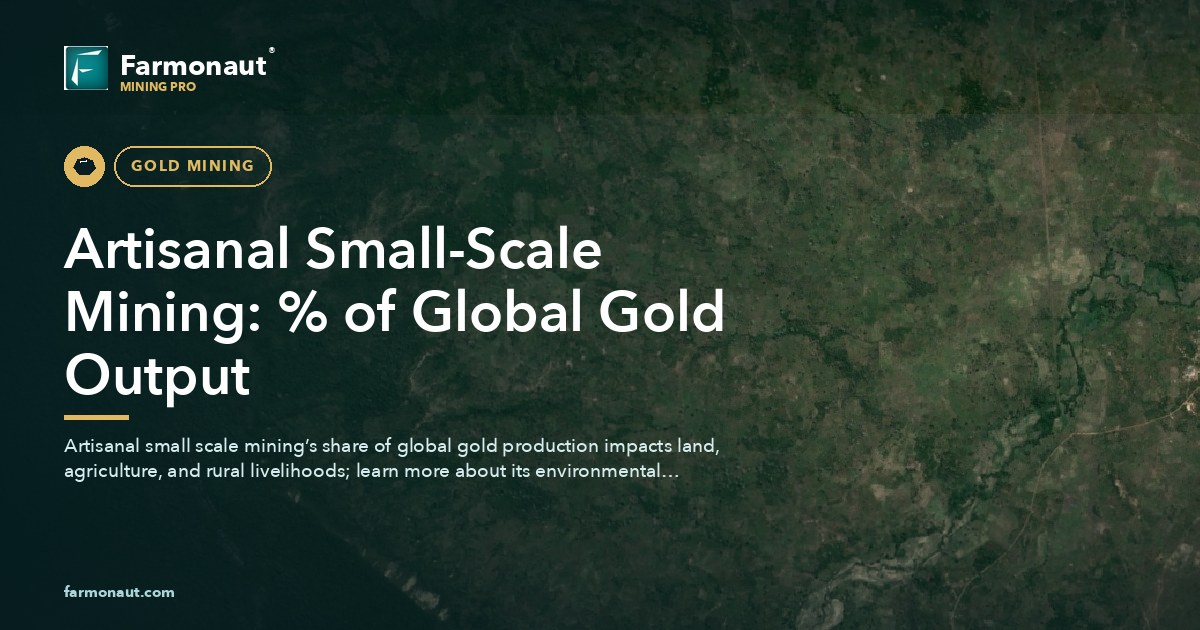 Artisanal Small-Scale Mining: % Of Global Gold Output