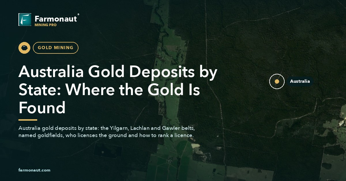 Australia Gold Deposits By State: Where The Gold Is Found