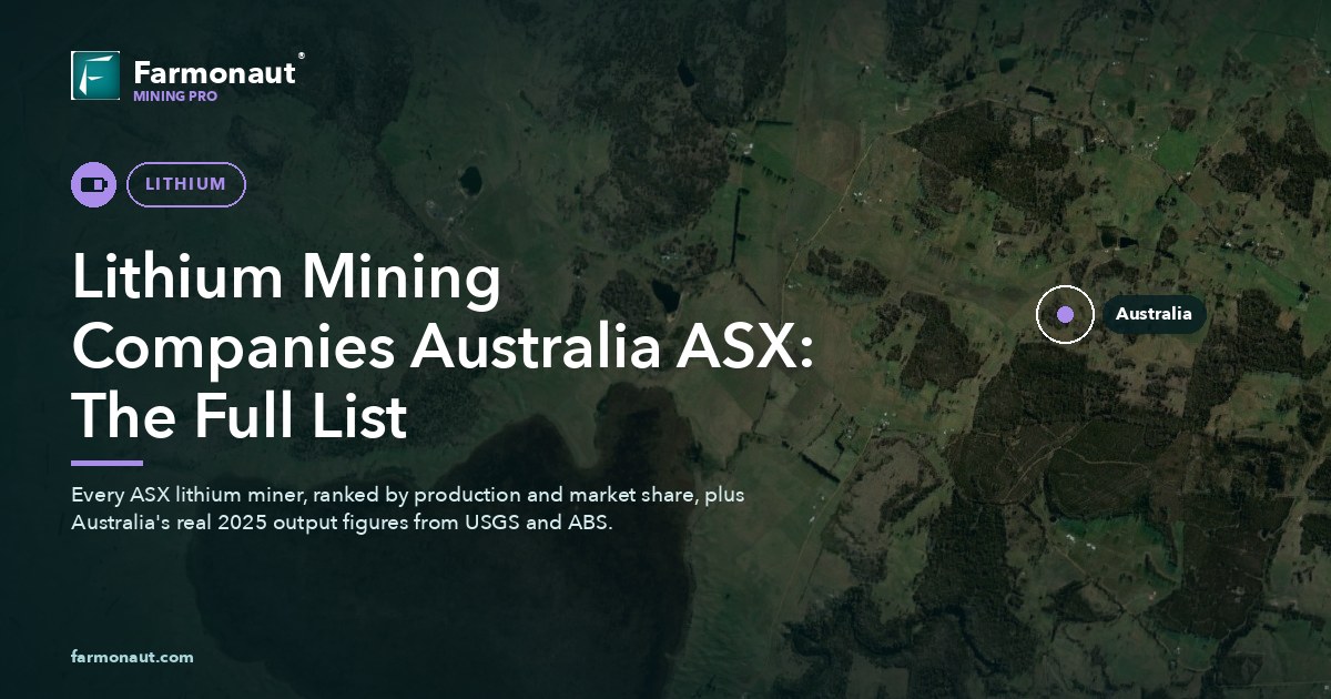 Lithium Mining Companies Australia Asx: The Full List