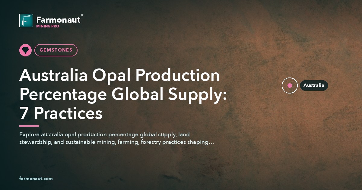 Australia Opal Production Percentage Global Supply: 7 Practices
