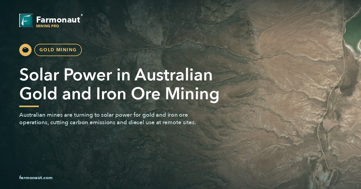 Australian Mining Group: Solar Dust Gold &Amp; Iron Rock 8 Solar Power In Australian Gold And Iron Ore Mining