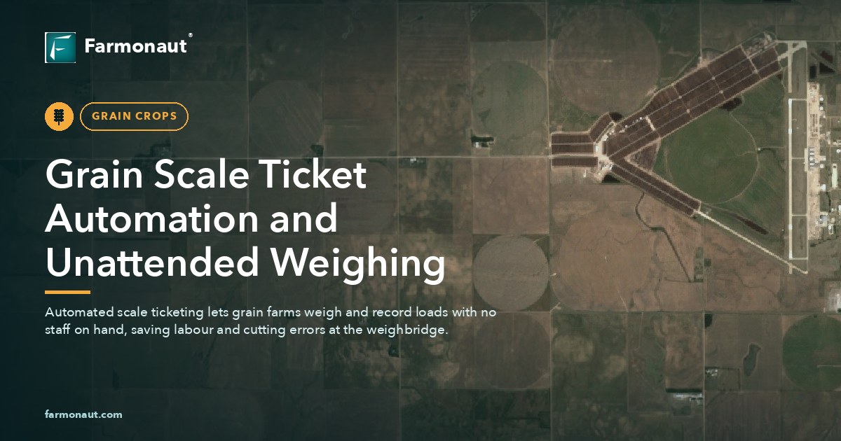 Grain Scale Ticket Automation And Unattended Weighing