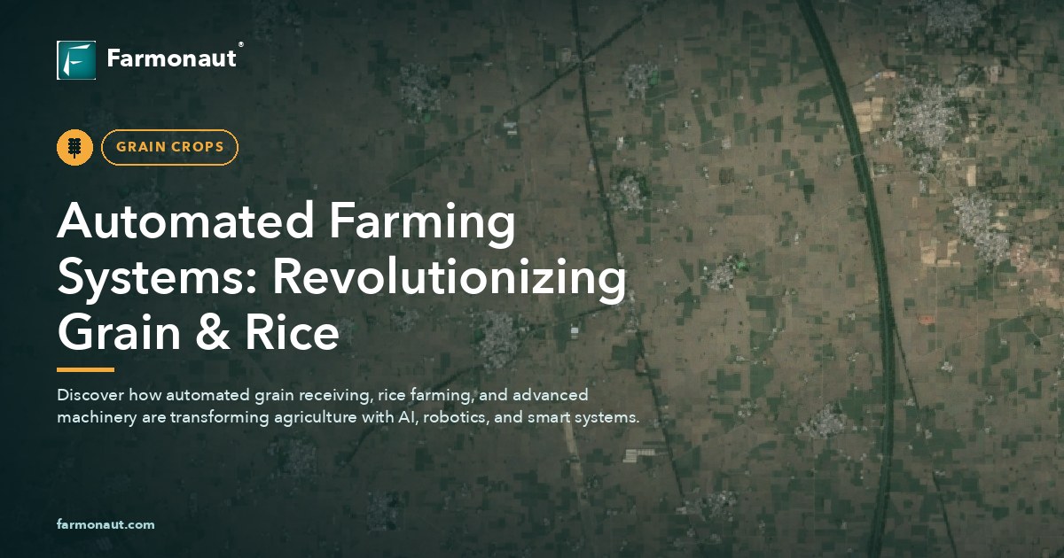 Automated Farming Systems: Revolutionizing Grain &Amp; Rice