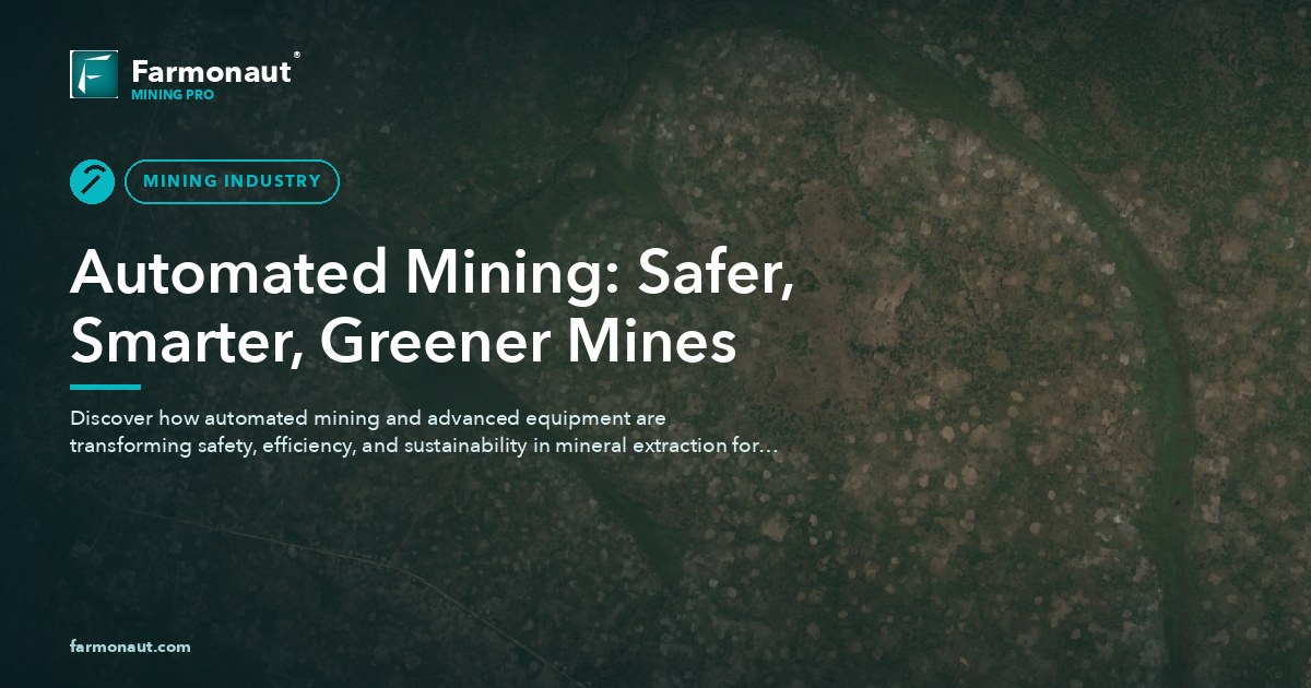 Automated Mining: Safer, Smarter, Greener Mines