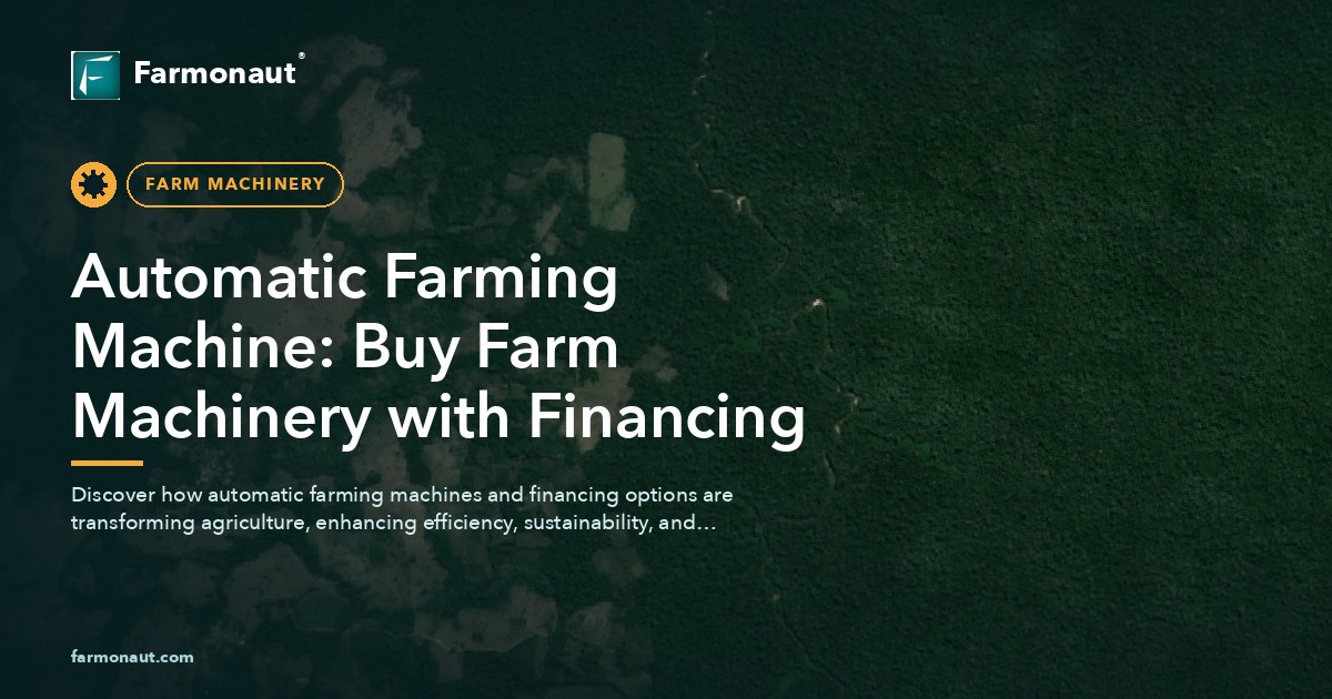 Automatic Farming Machine: Buy Farm Machinery With Financing