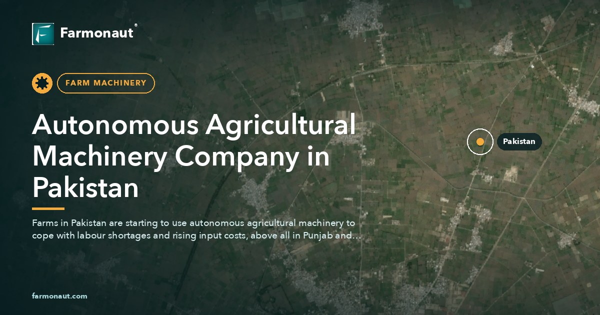 Autonomous Agricultural Machinery Company In Pakistan