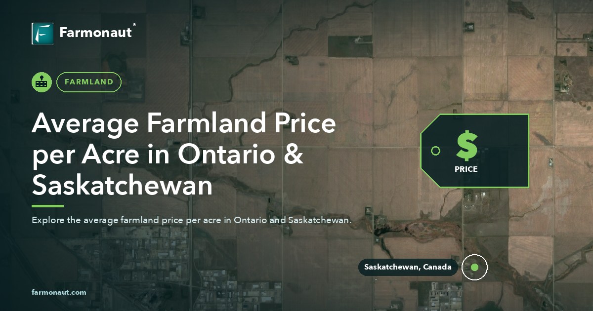 Average Farmland Price Per Acre In Ontario &Amp; Saskatchewan