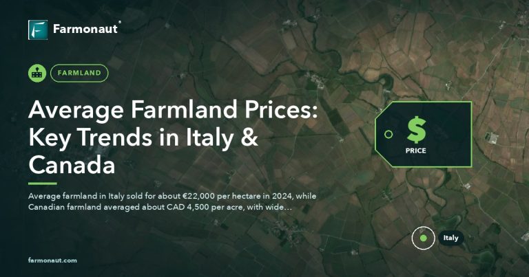 Buying A Farm In Italy: Land Prices, Laws &Amp; Steps 8 Average Farmland Prices 2024 Key Trends In Italy Canada Farmonaut V2 2