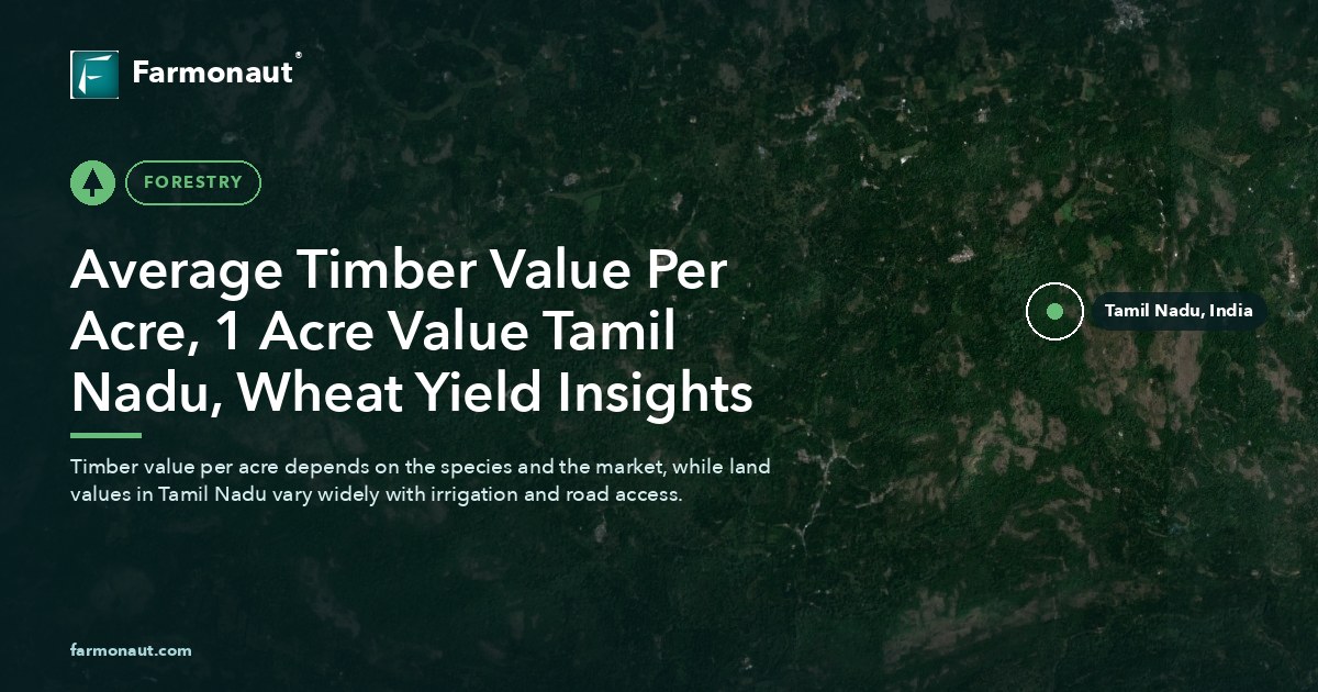 Average Timber Value Per Acre, 1 Acre Value Tamil Nadu, Wheat Yield Insights