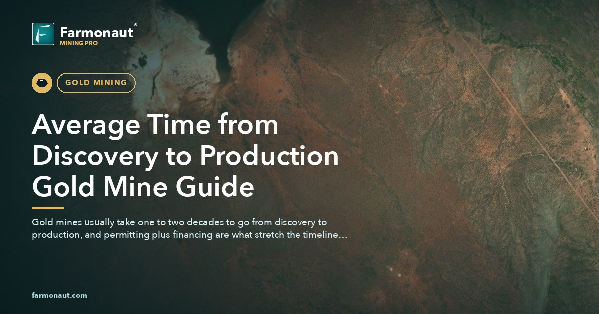 Average Time From Discovery To Production Gold Mine Guide 110 Average Time From Discovery To Production Gold Mine Guide