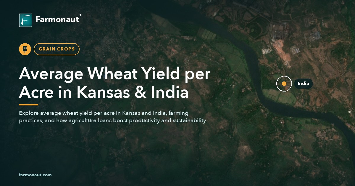 Average Wheat Yield Per Acre In Kansas &Amp; India