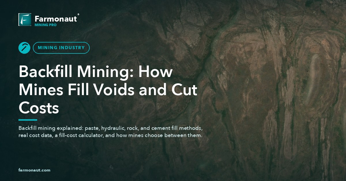 Backfill Mining: How Mines Fill Voids And Cut Costs