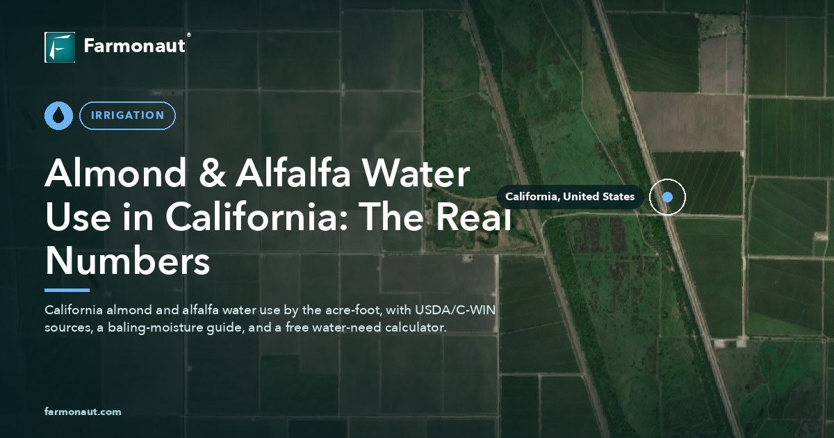 Almond &Amp; Alfalfa Water Use In California: The Real Numbers