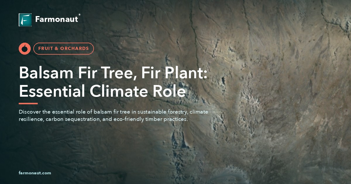 Balsam Fir Tree, Fir Plant: Essential Climate Role
