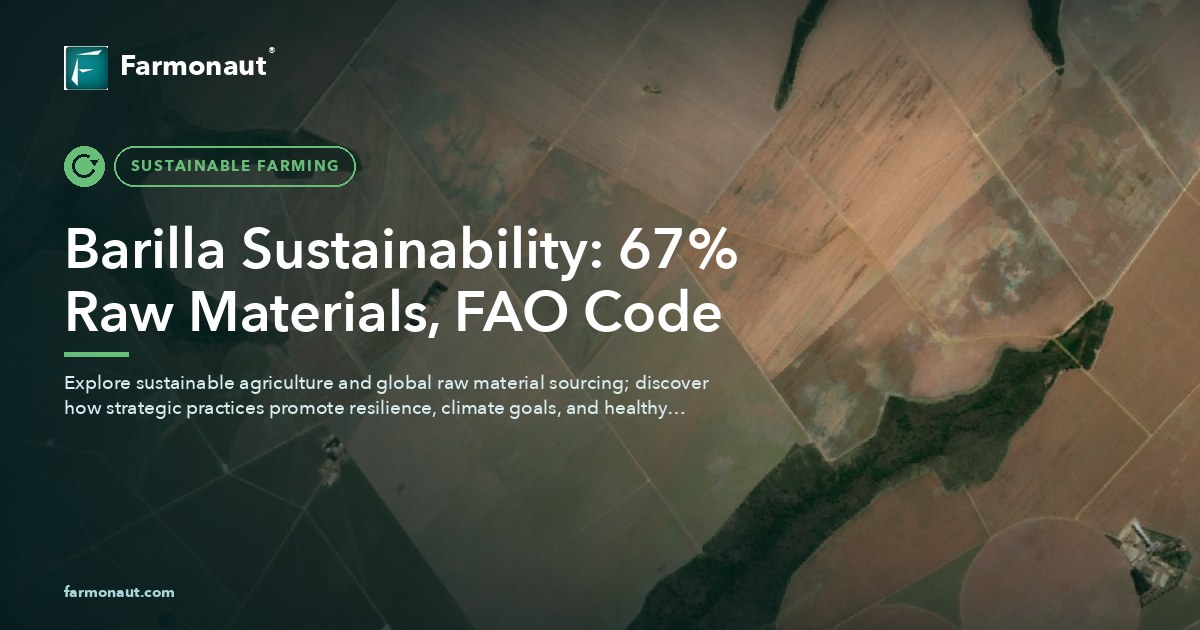 Barilla Sustainability: 67% Raw Materials, Fao Code