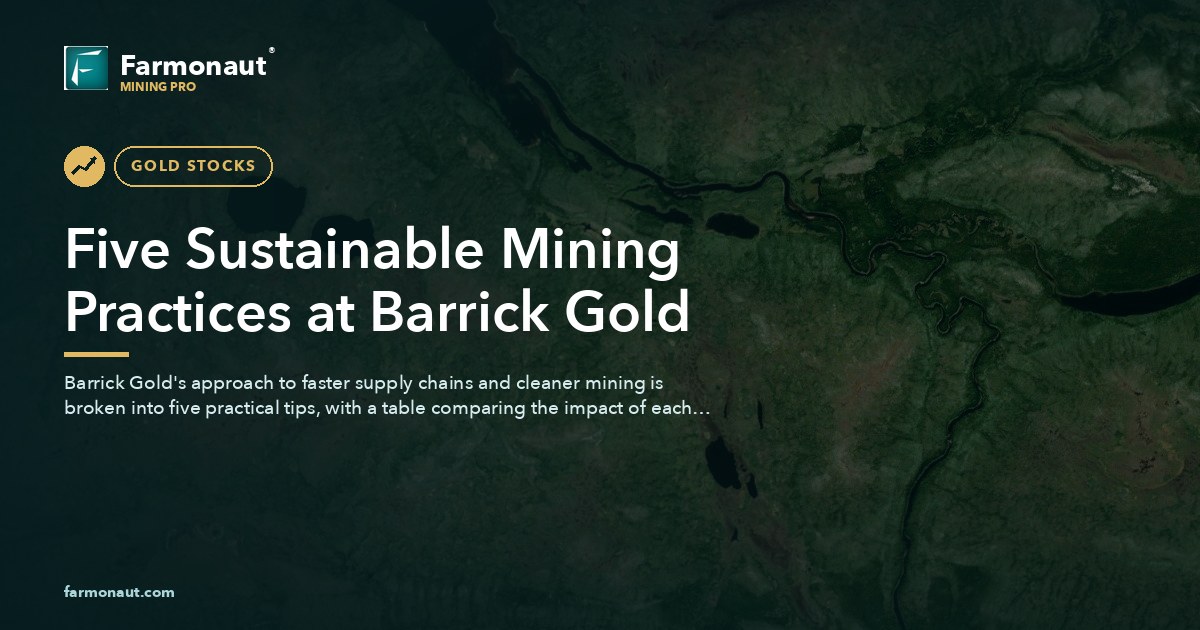 Five Sustainable Mining Practices At Barrick Gold