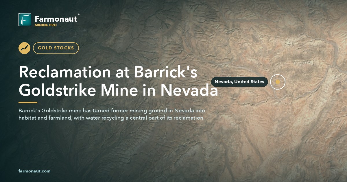 Reclamation At Barrick'S Goldstrike Mine In Nevada