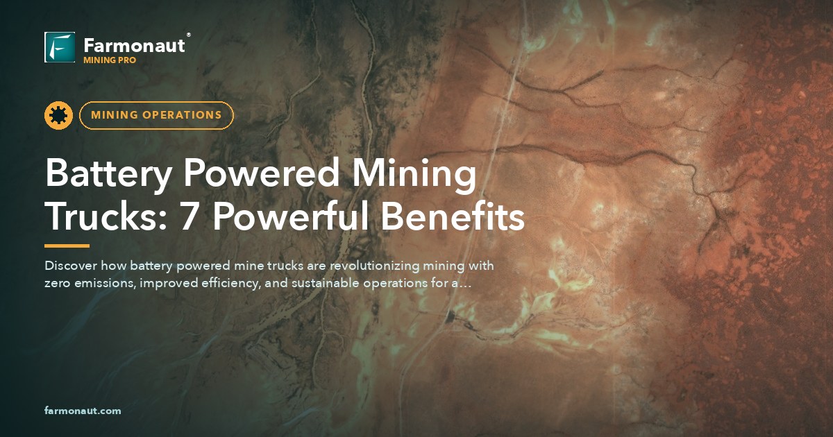 Battery Powered Mining Trucks: 7 Powerful Benefits