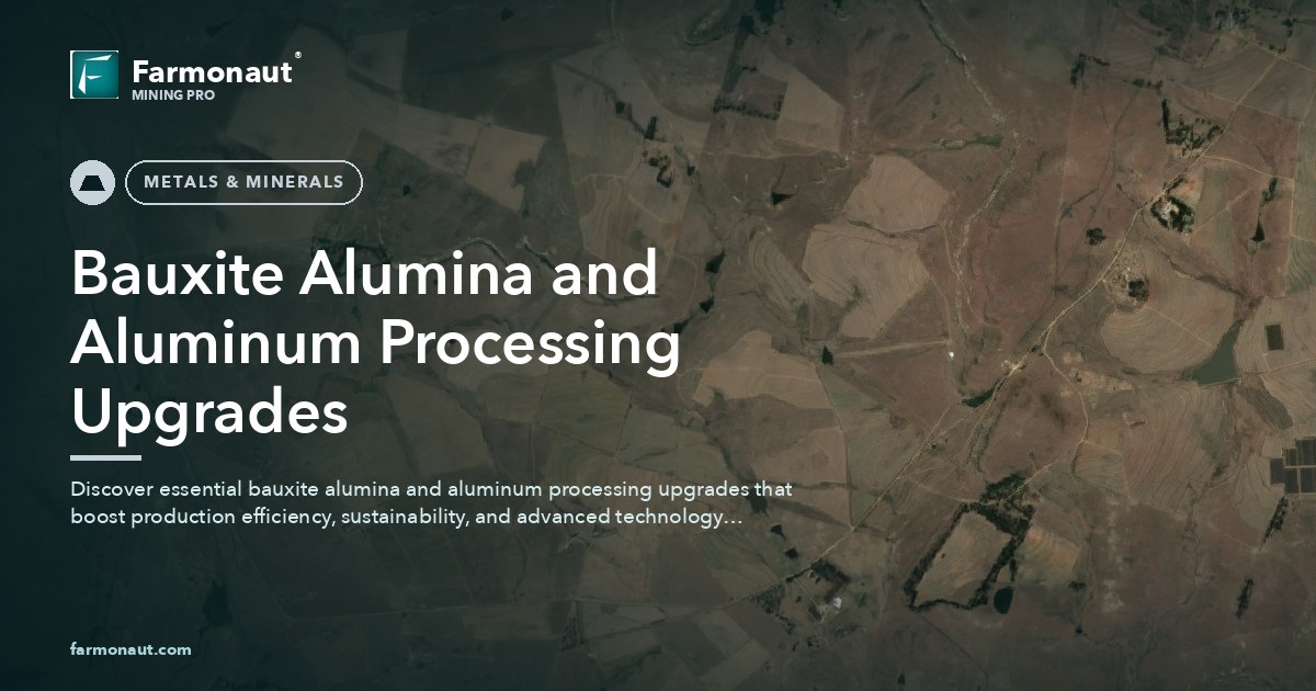 Bauxite Alumina And Aluminum Processing Upgrades