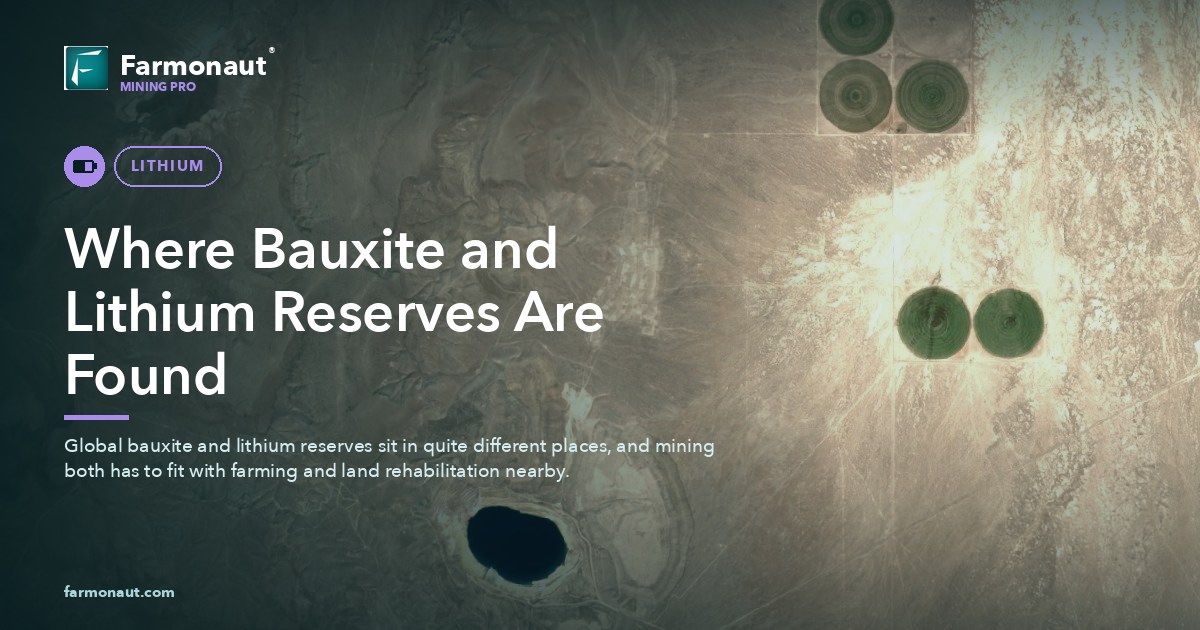 Where Bauxite And Lithium Reserves Are Found