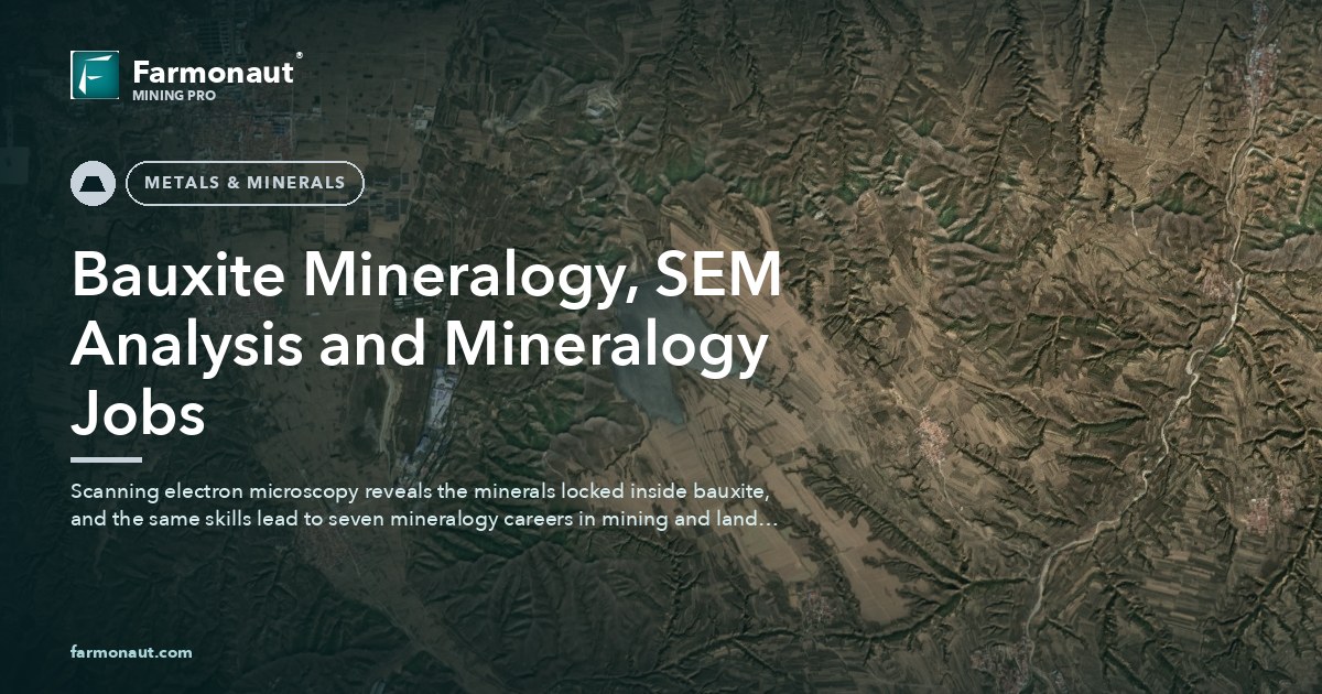 Bauxite Mineralogy, Sem Analysis And Mineralogy Jobs